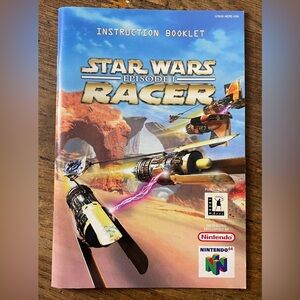 Star Wars Racer Episode 1 Instruction Booklet